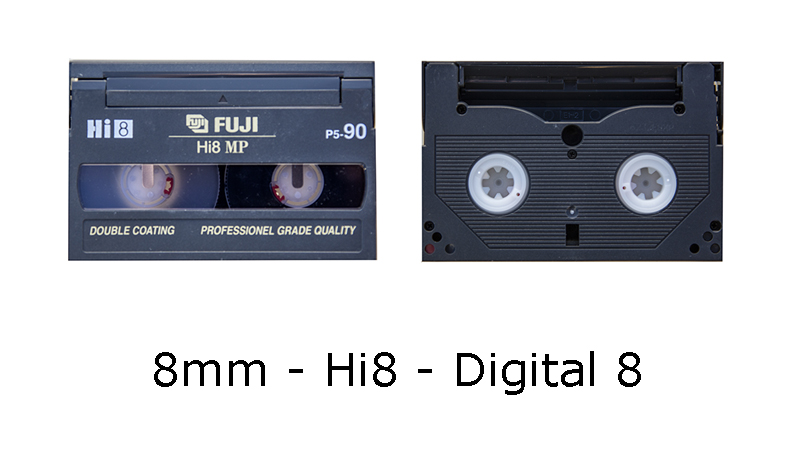 8mm Hi8 Digital8 Tape